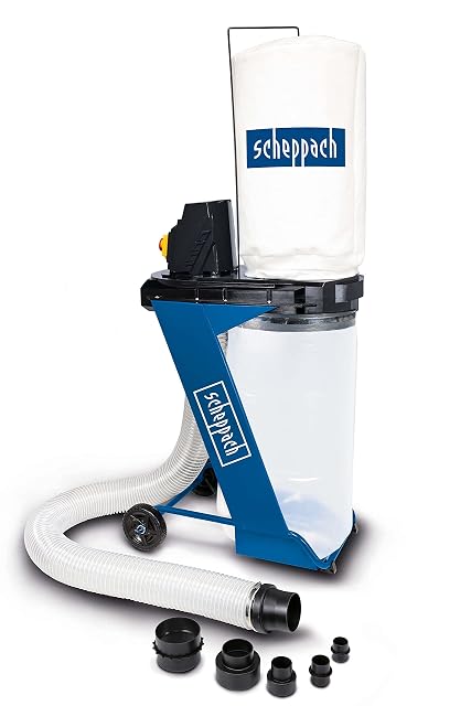 Aspirador de virutas Scheppach HD12 con bolsa de 75 litros y ruedas, fotografía de producto